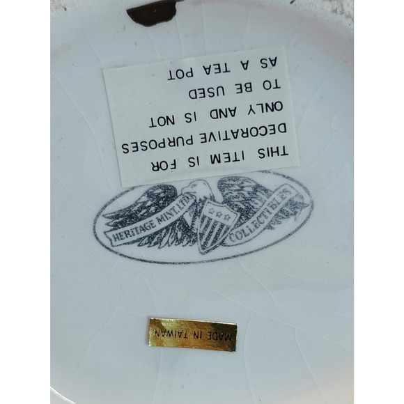 2 Large Decorative Tea Pots with Fruit - Picture 5 of 6